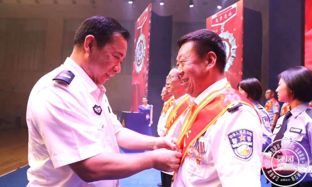 2020 年7月3日宁夏公安民警荣誉揭晓仪式。